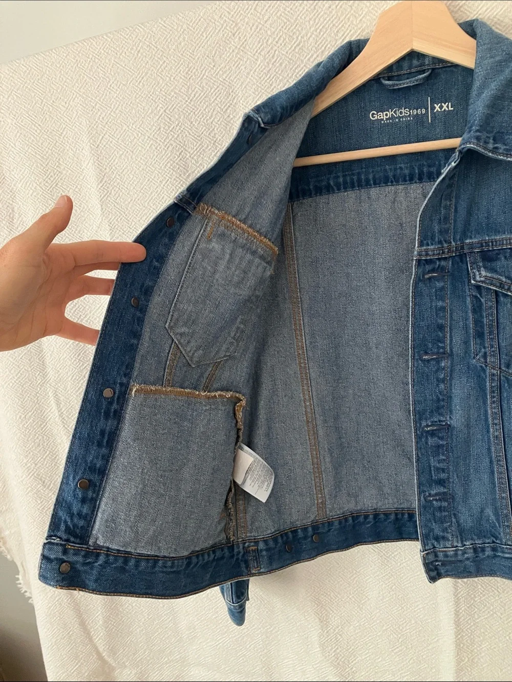 GAP Kids XXL 100% Cotton Denim Jacket